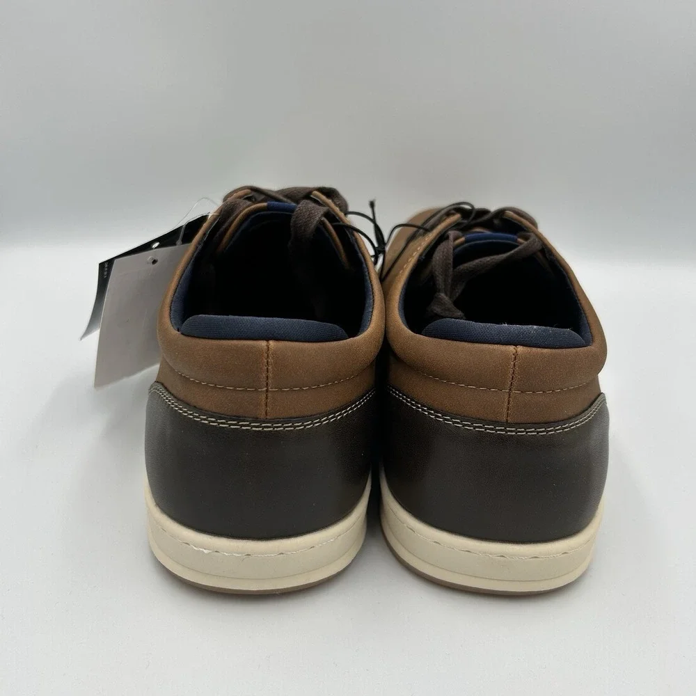Chaps Men's Matt Derby Lace-Up Casual Dress‎ Comfort Memory Foam Shoes Brown 10